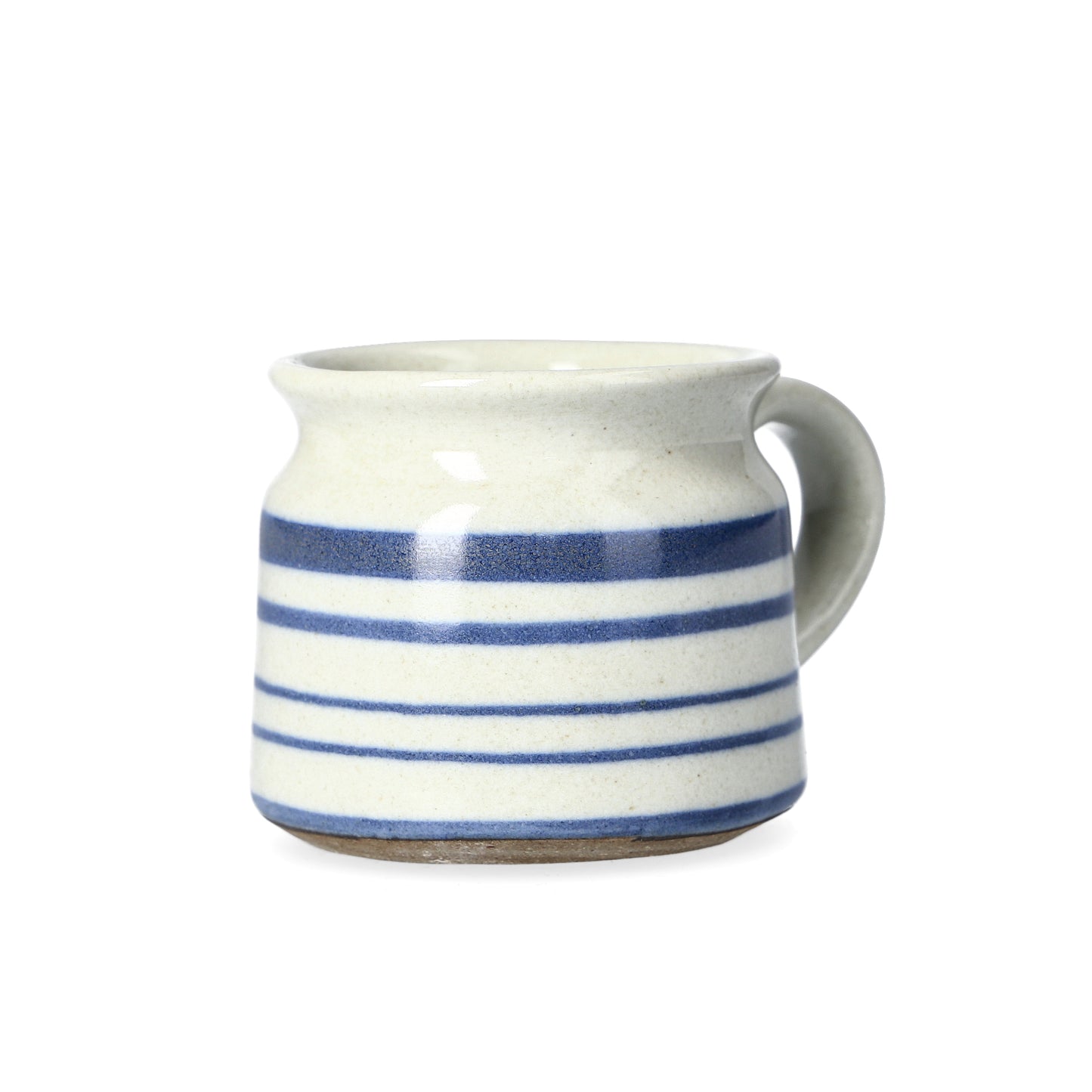 Blue Stripey Hand Thrown Fairtrade Mug